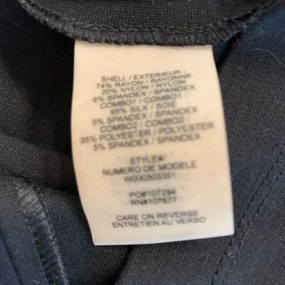 Alice + Olivia Peplum Black Dress sz 0 - Picture 7 of 11